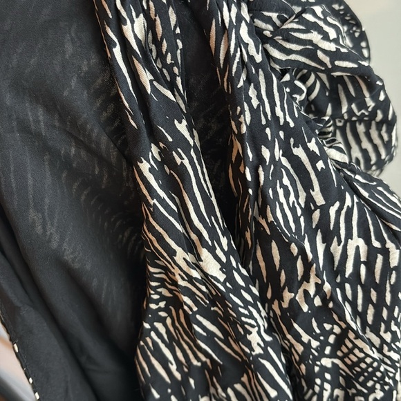 Johnathan Simkhai Adriana Abstract Print One Shoulder Dress Swim Cover-Up - Picture 6 of 11